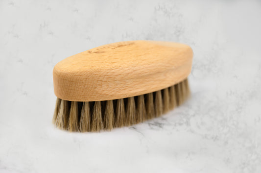 Natural by Hillbrush Large Shoe Shine Brush - Light