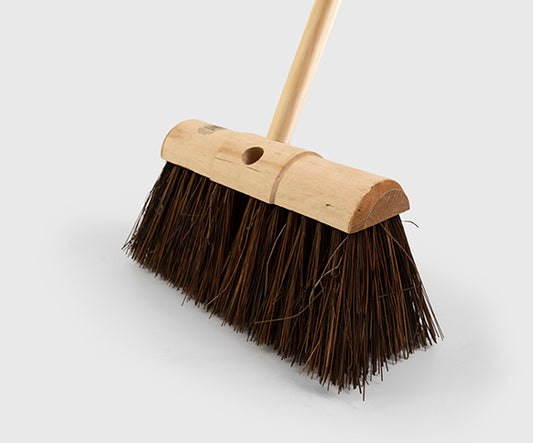 Yard Broom - Finest stiff - BS4 fitted with handle