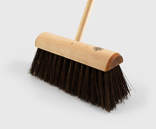 Yard Broom - Finest stiff - C33 fitted with handle