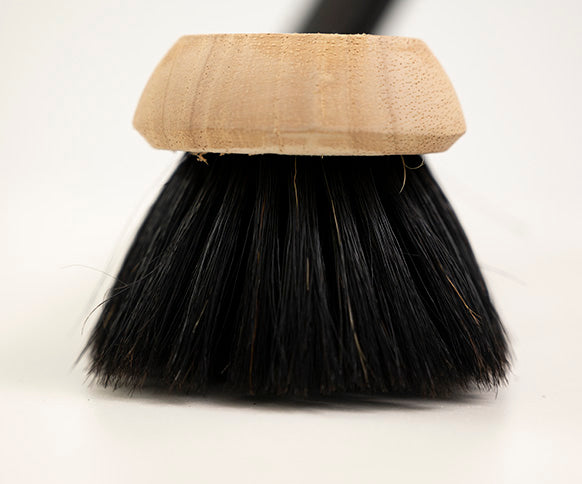 Platform Broom - Finest extra soft - H14/5 fitted with socket and handle