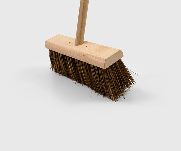 Yard Broom - Value Stiff - VR9 with fitted handle